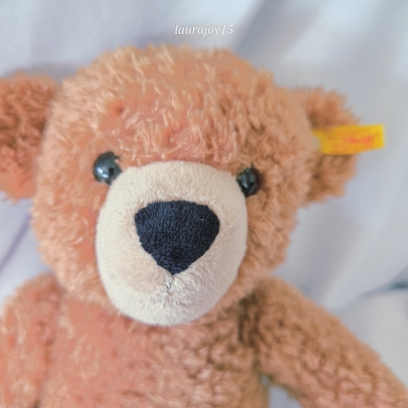 Steiff Happy Teddy Bear Plush Stuffed Toy With Tags 14 Inch 012617 - Picture 2 of 11